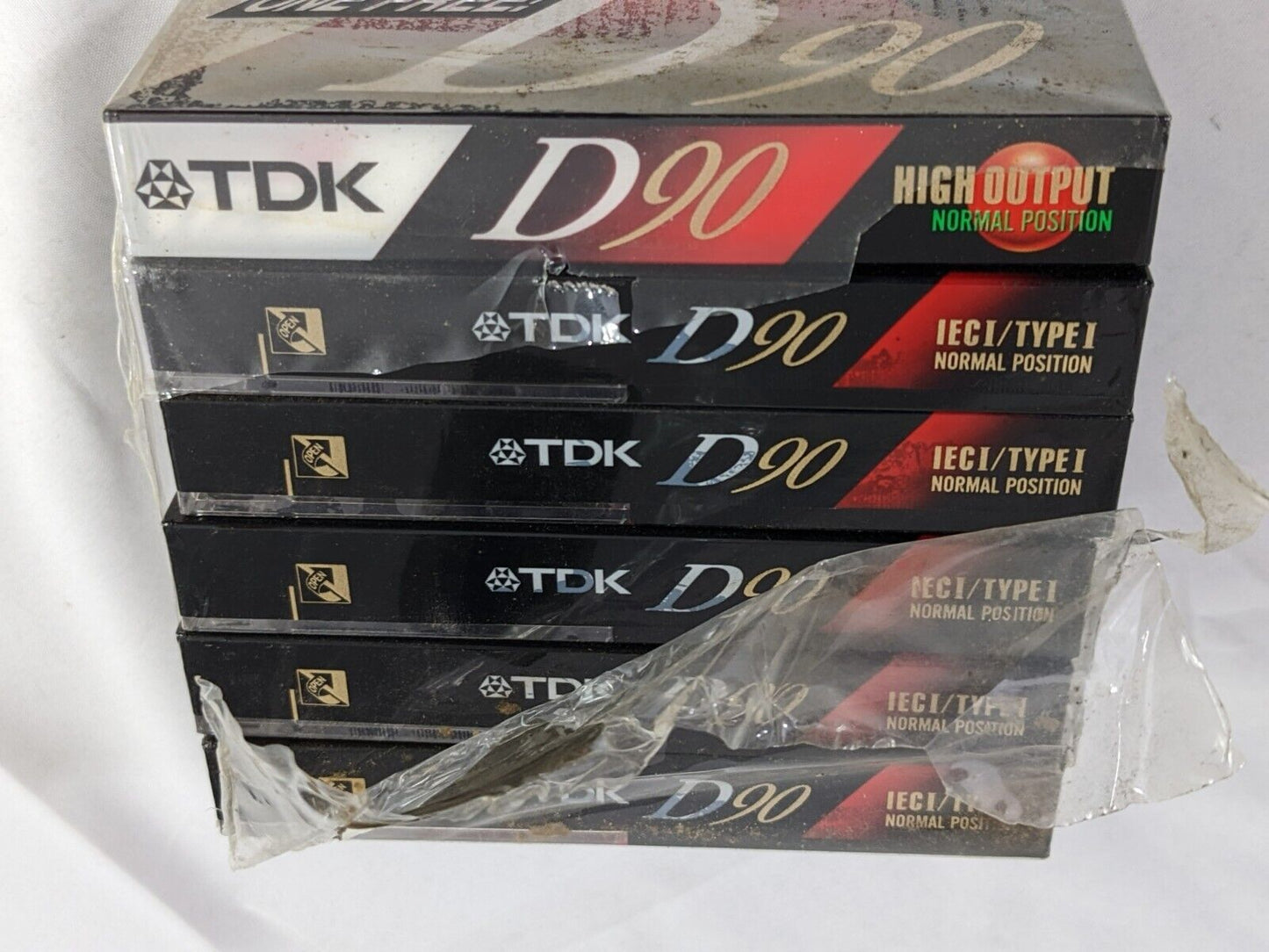 TDK D90 High Output Low Noise IECI/Type I Dynamic Cassette Tape Sealed