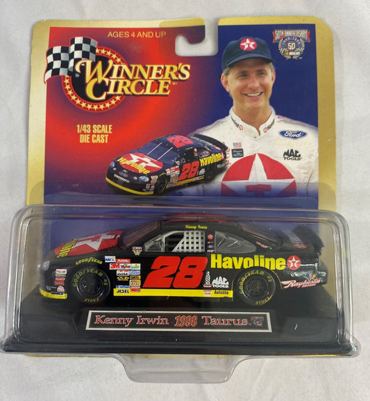 Winner's Circle 1:43 Scale Die Cast Kenny Irwin 1998 Taurus 50th Anniversary #28