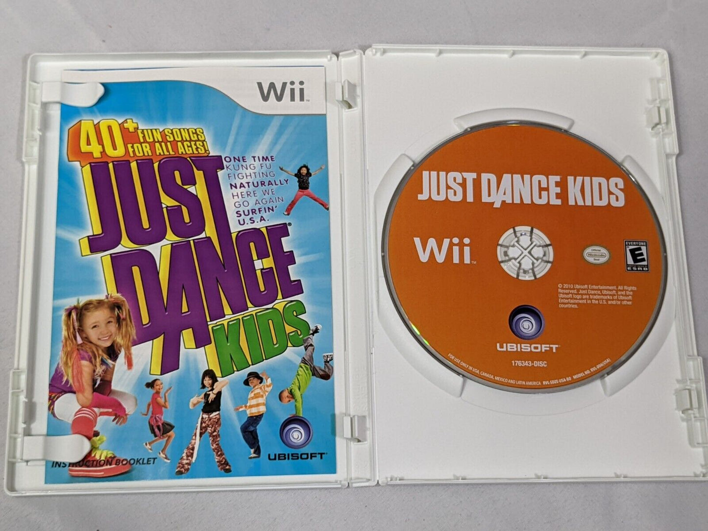 Nintendo Wii Just Dance Kids by Ubisoft with Instruction Booklet