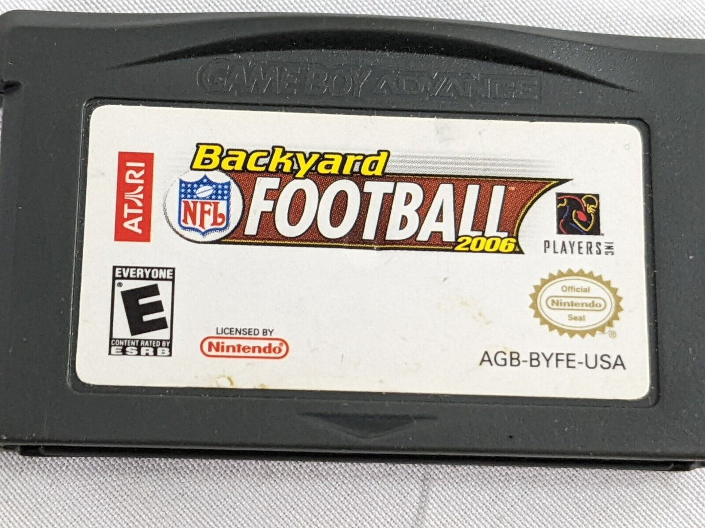 Nintendo Gameboy Advance NFL Backyard Football 2006 Video Game Cartridge English