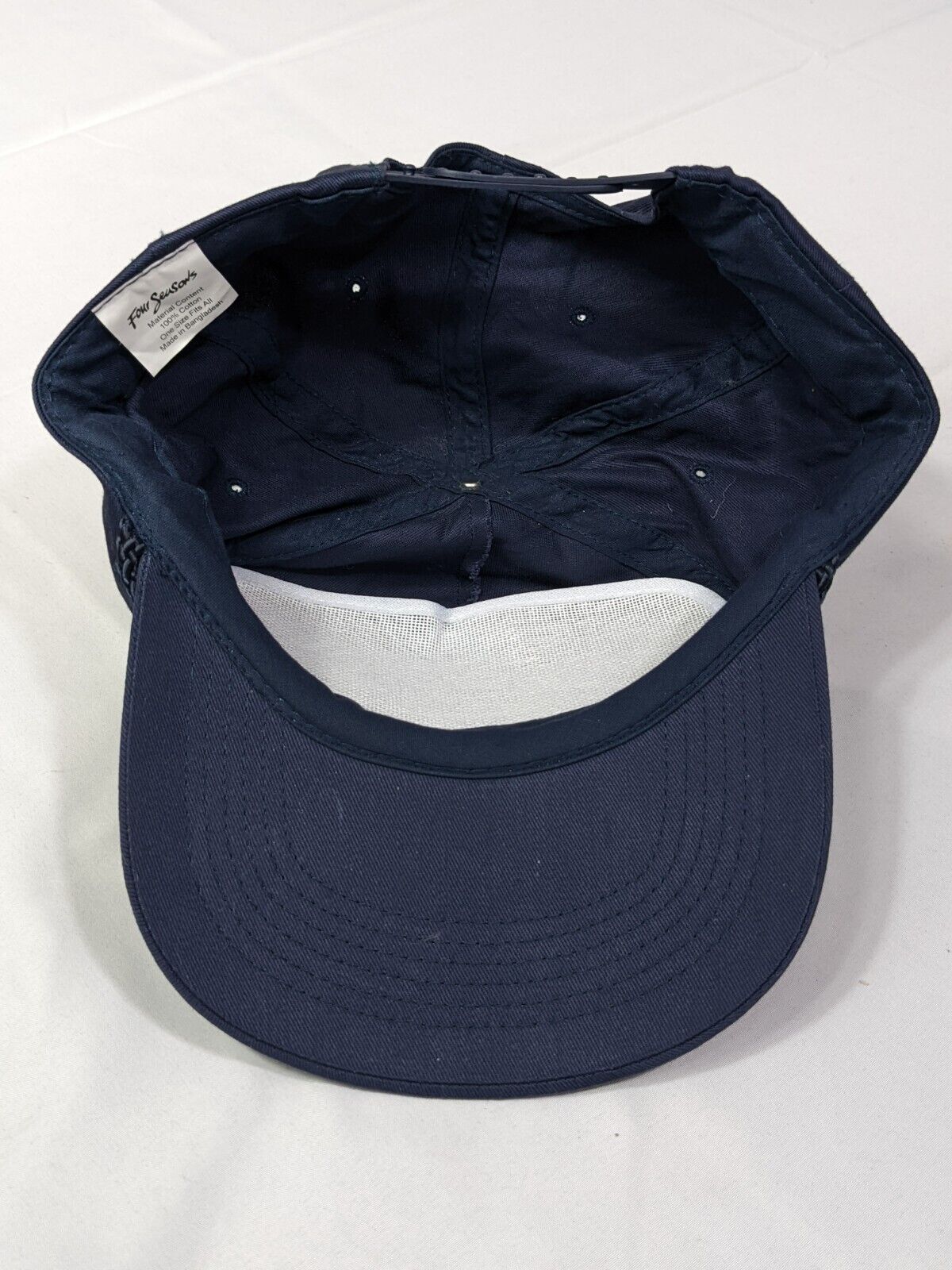 Milton Transportation Snapback Cap Four Seasons 100% Cotton Dark Blue One Size