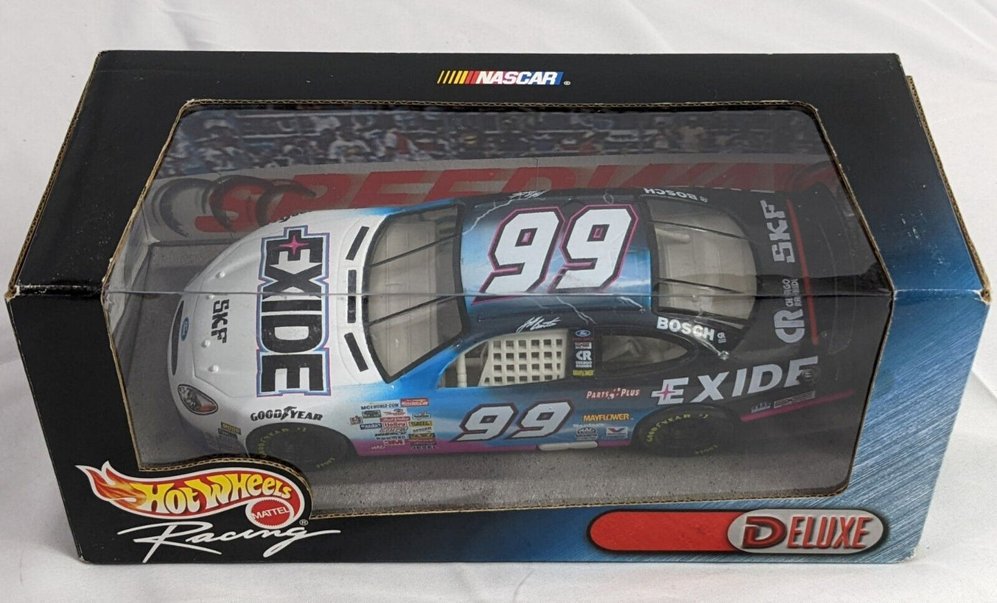 Hot Wheels Racing Deluxe Nascar 1:24 Scale Diecast #99 Exide Batteries 26487