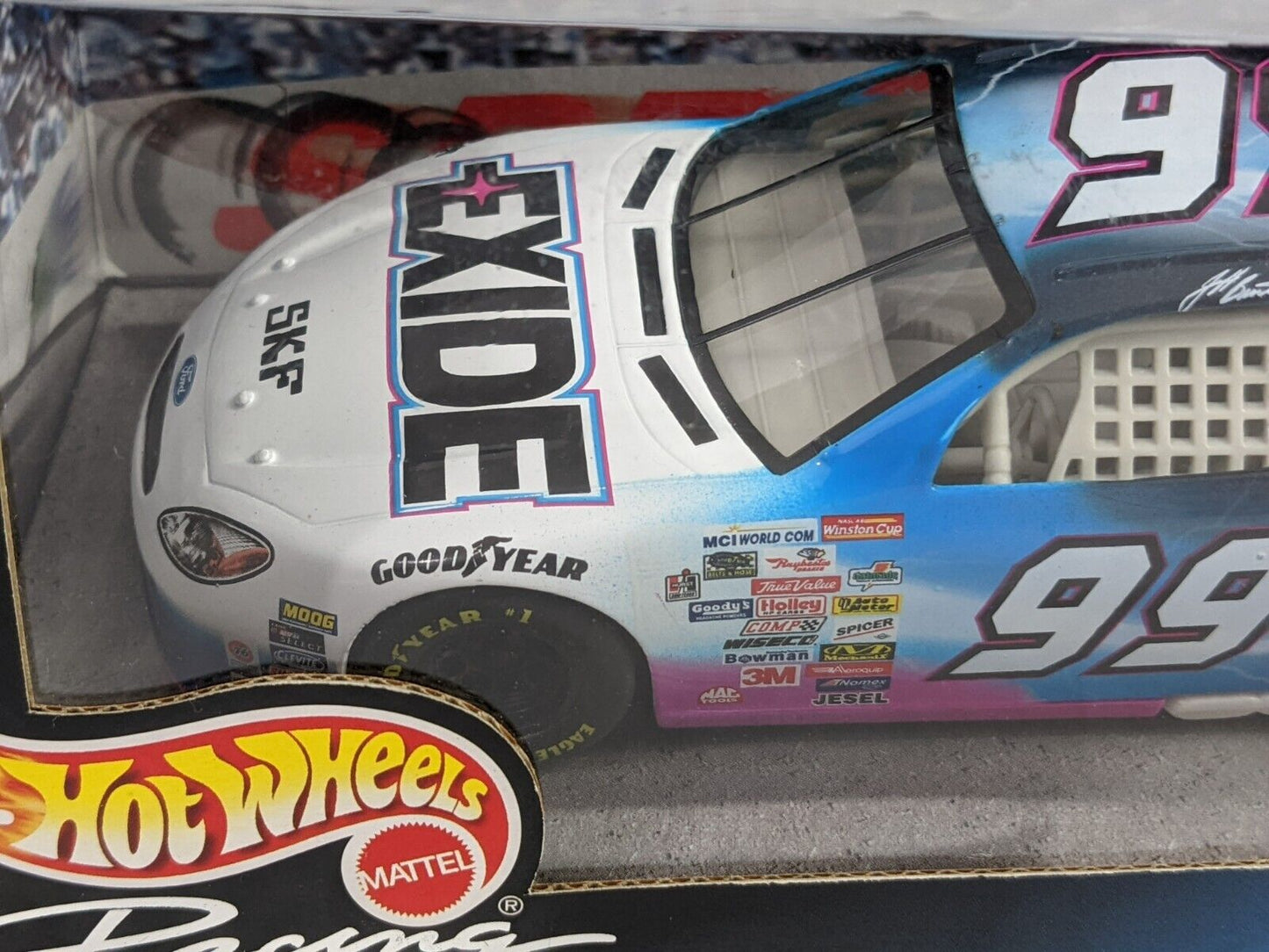 Hot Wheels Racing Deluxe Nascar 1:24 Scale Diecast #99 Exide Batteries 26487