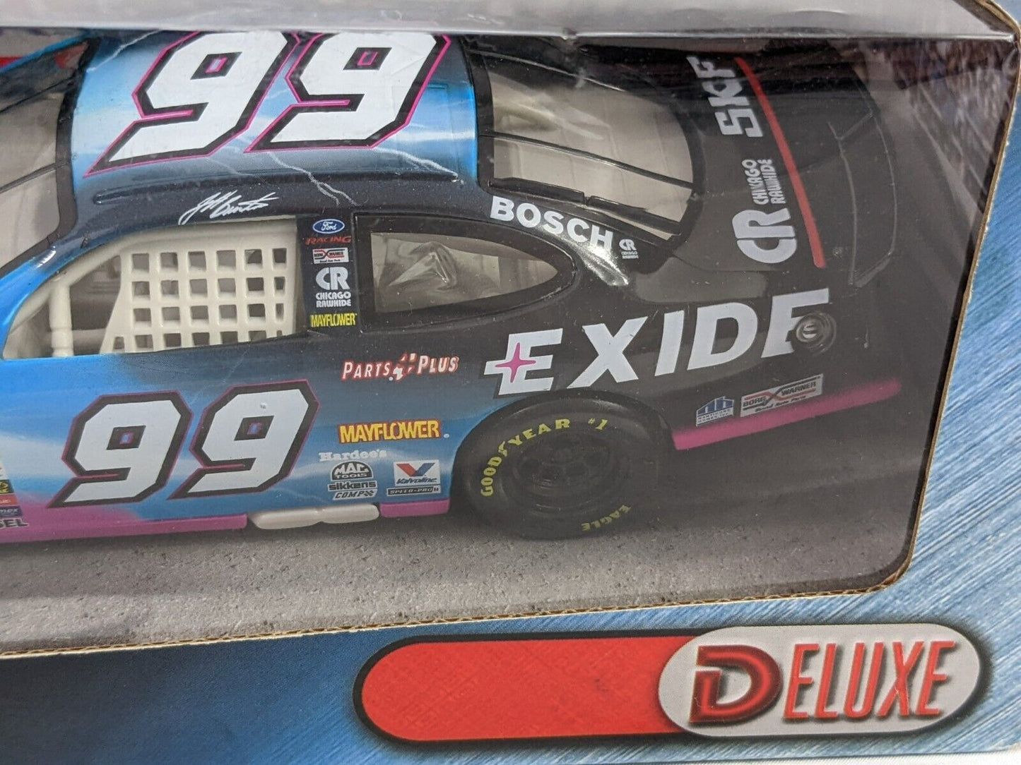 Hot Wheels Racing Deluxe Nascar 1:24 Scale Diecast #99 Exide Batteries 26487