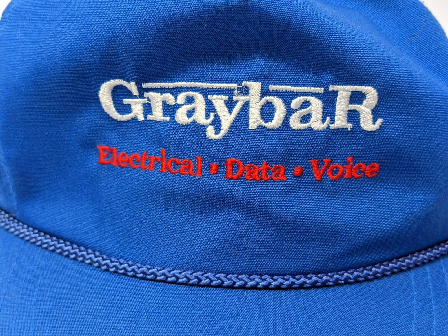 Graybar Electric Snapback Cap 35% Cotton 65% Polyester One Size Fits All Blue