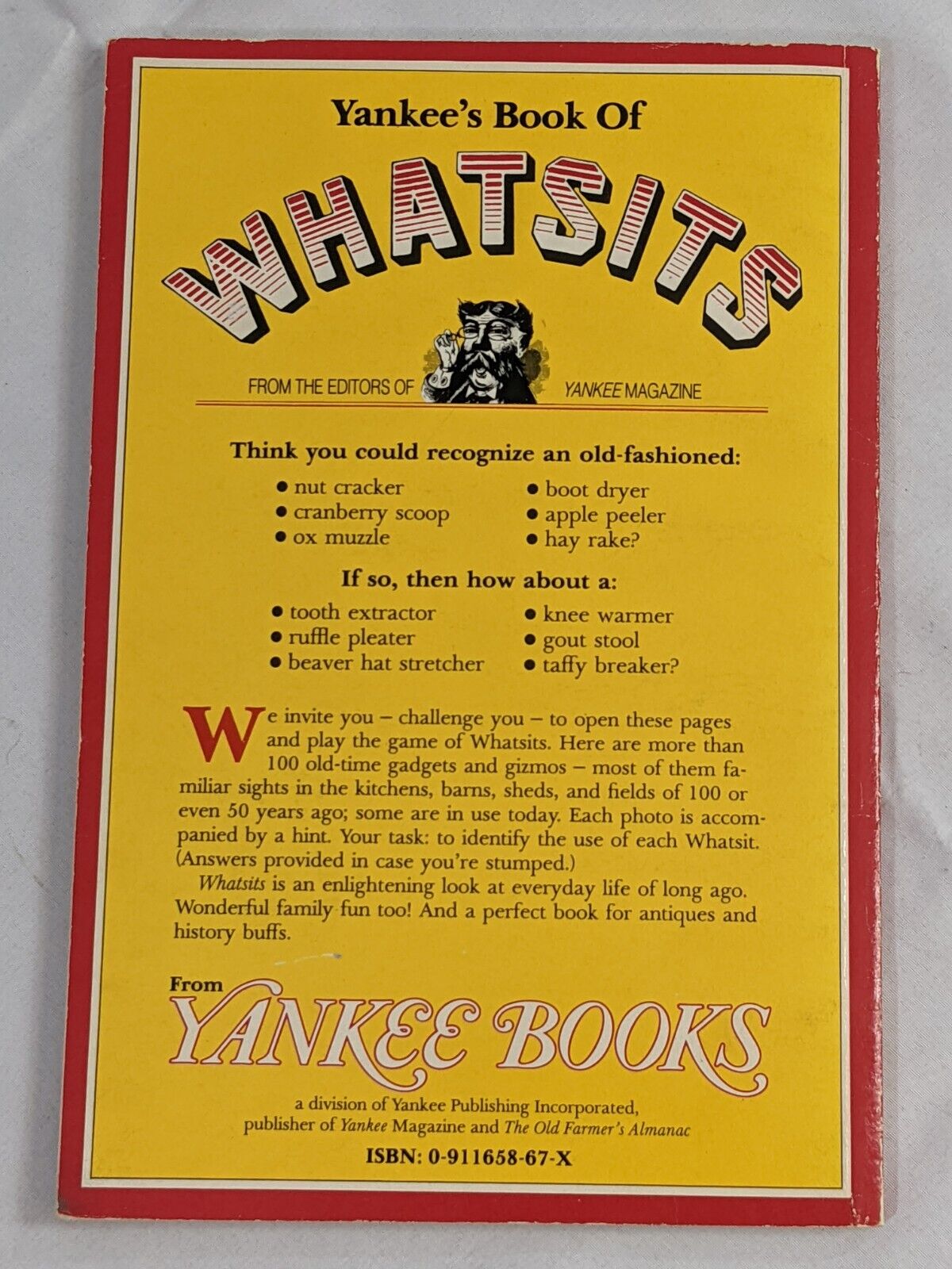 Yankee's Book of Whatsits from the Editors of Yankee Magazine