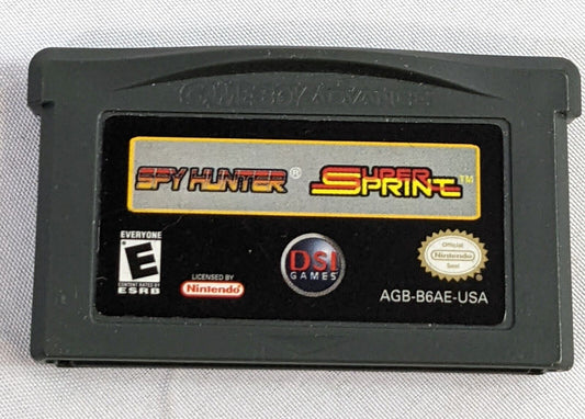 Nintendo Gameboy Advance Spy Hunter Super Sprint Video Game Cartridge English