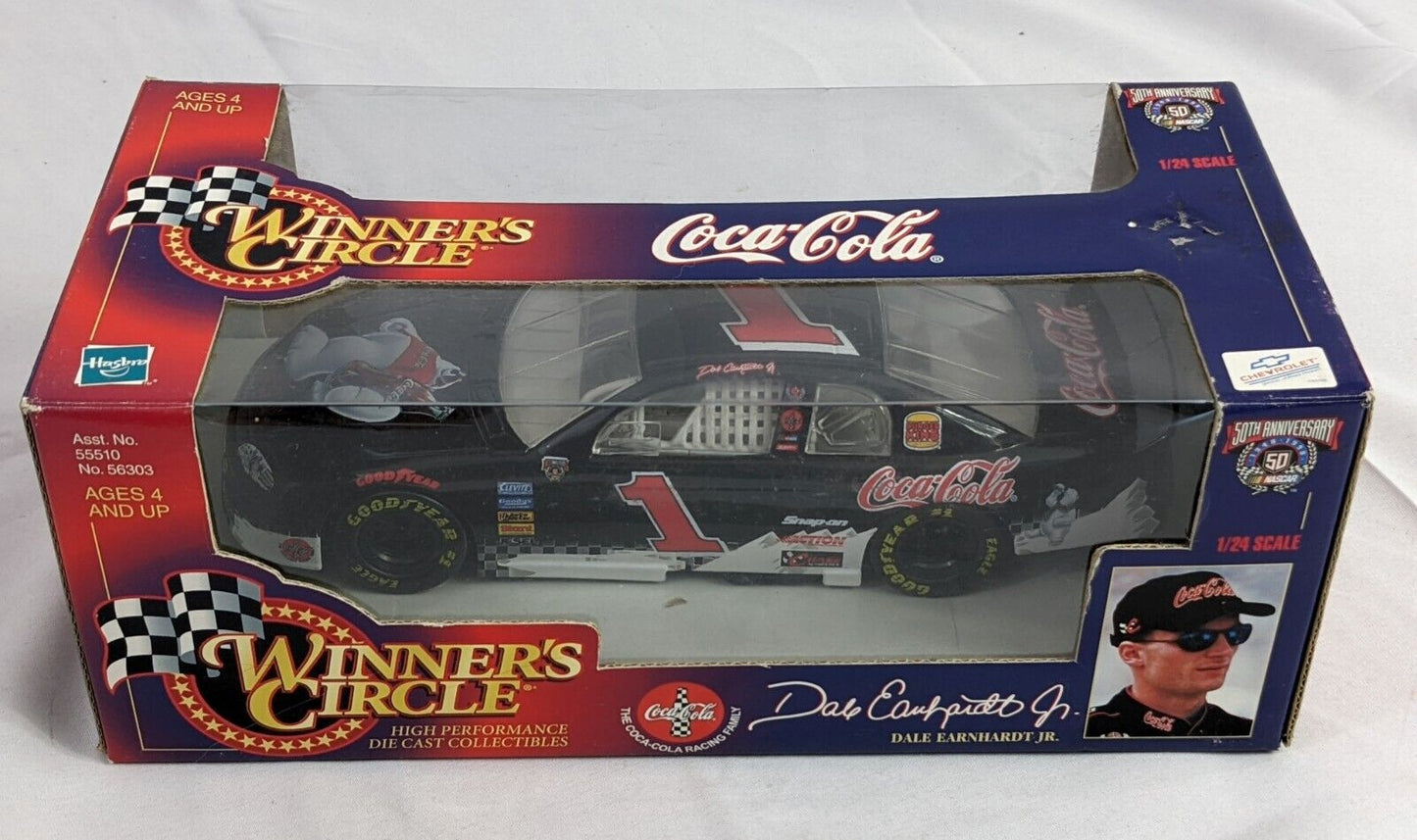 Winner's Circle Coca-Cola Dale Earnhardt Jr 1/24 Scale Diecast 50th Anniversary