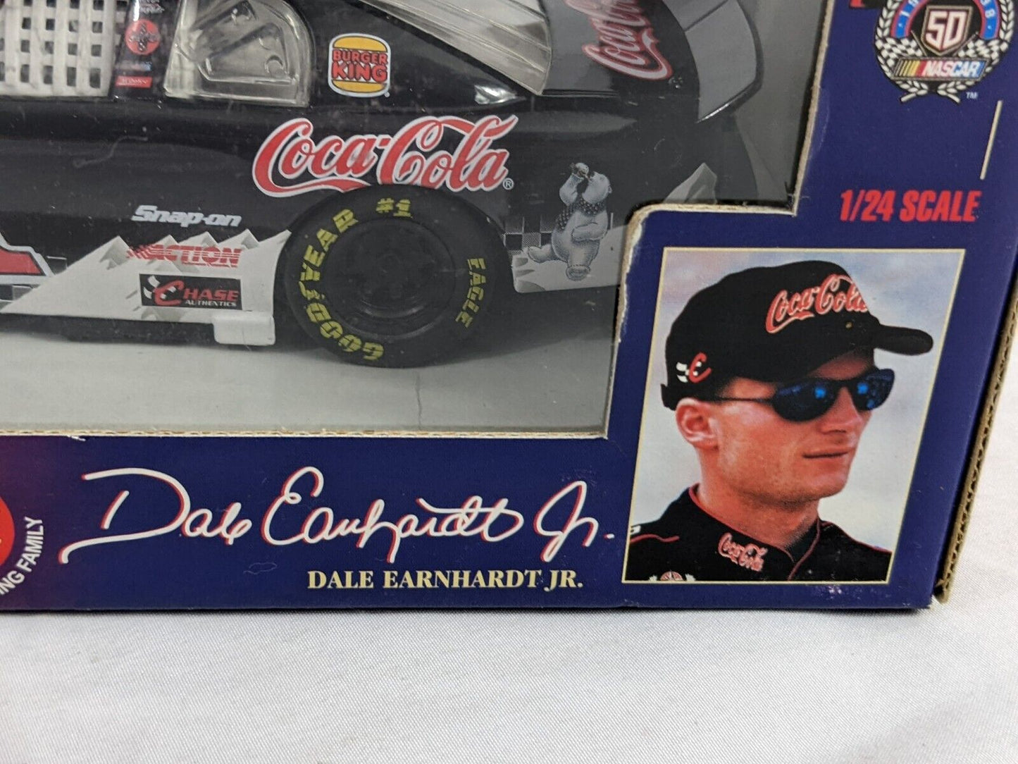 Winner's Circle Coca-Cola Dale Earnhardt Jr 1/24 Scale Diecast 50th Anniversary