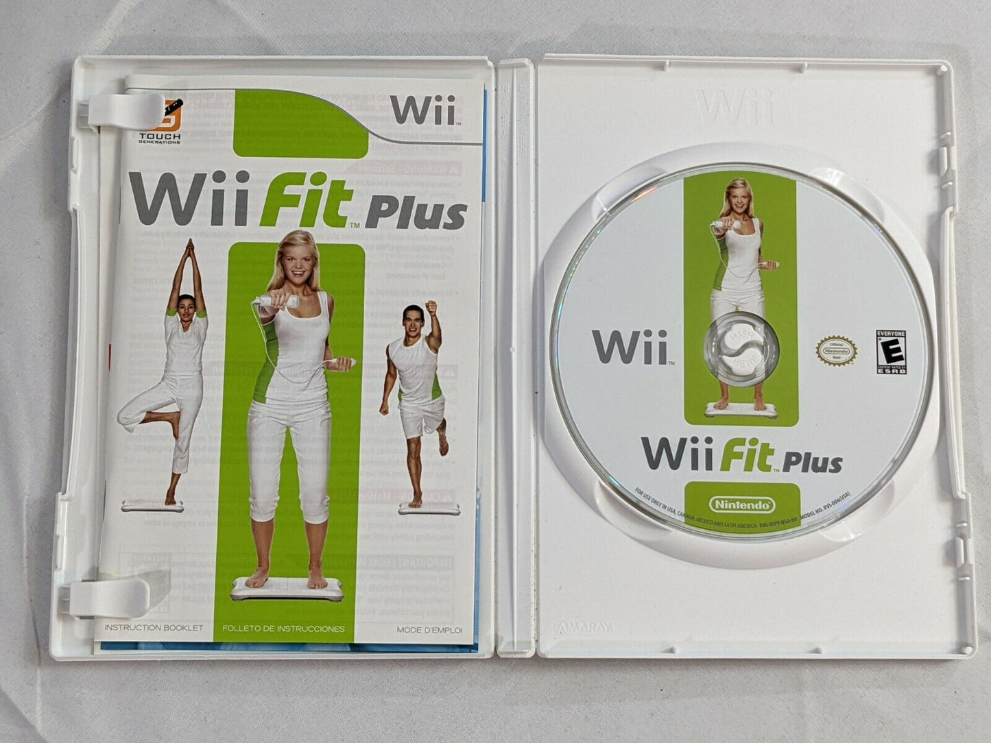 2 Lot Nintendo Wii Games Jillian Michaels Fitness Ultimatum 2009 & Wii Fit Plus