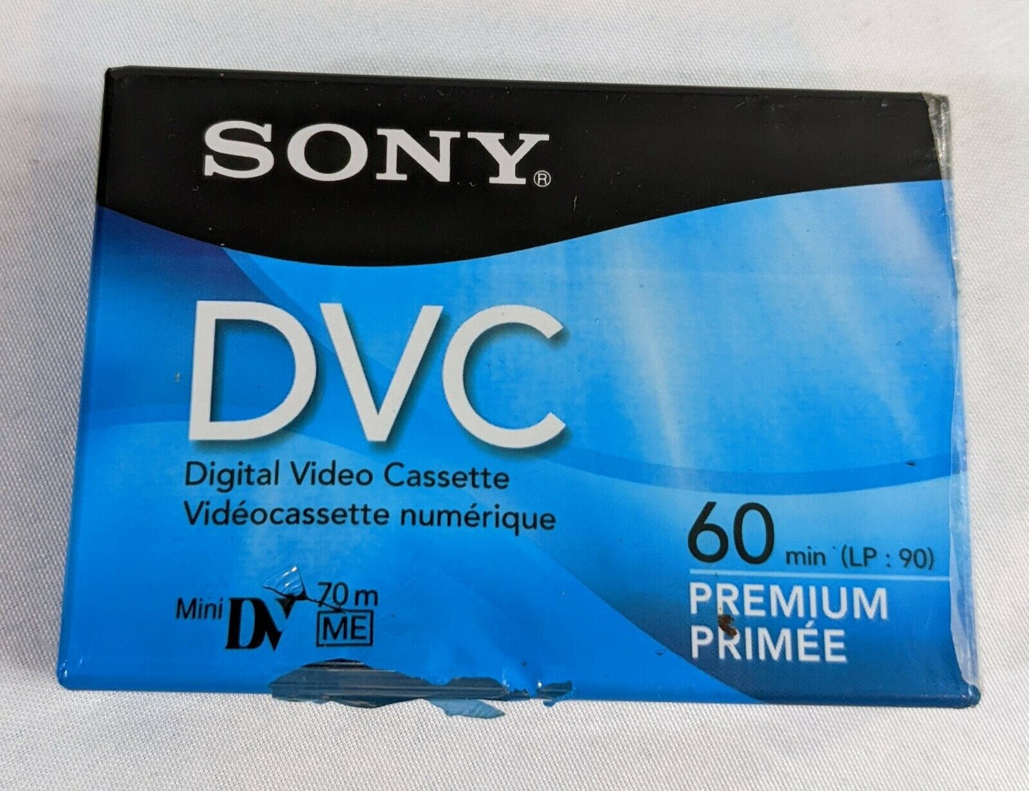 Sony DVC Digital Video Cassette 60min LP:90 Premium Mini DV 60 min Tap ...