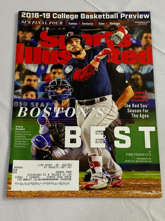 Sports Illustrated Magazine November 5, 2018 Boston’s Best World Series Champs