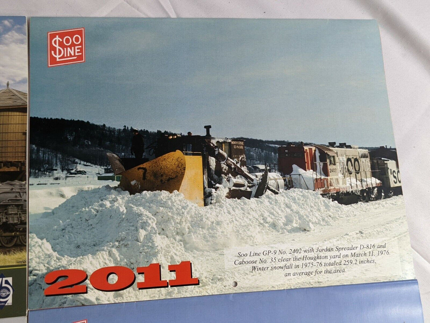 Lot of 6 NRMA and Soo Line Calendars 1987, 2008-2011