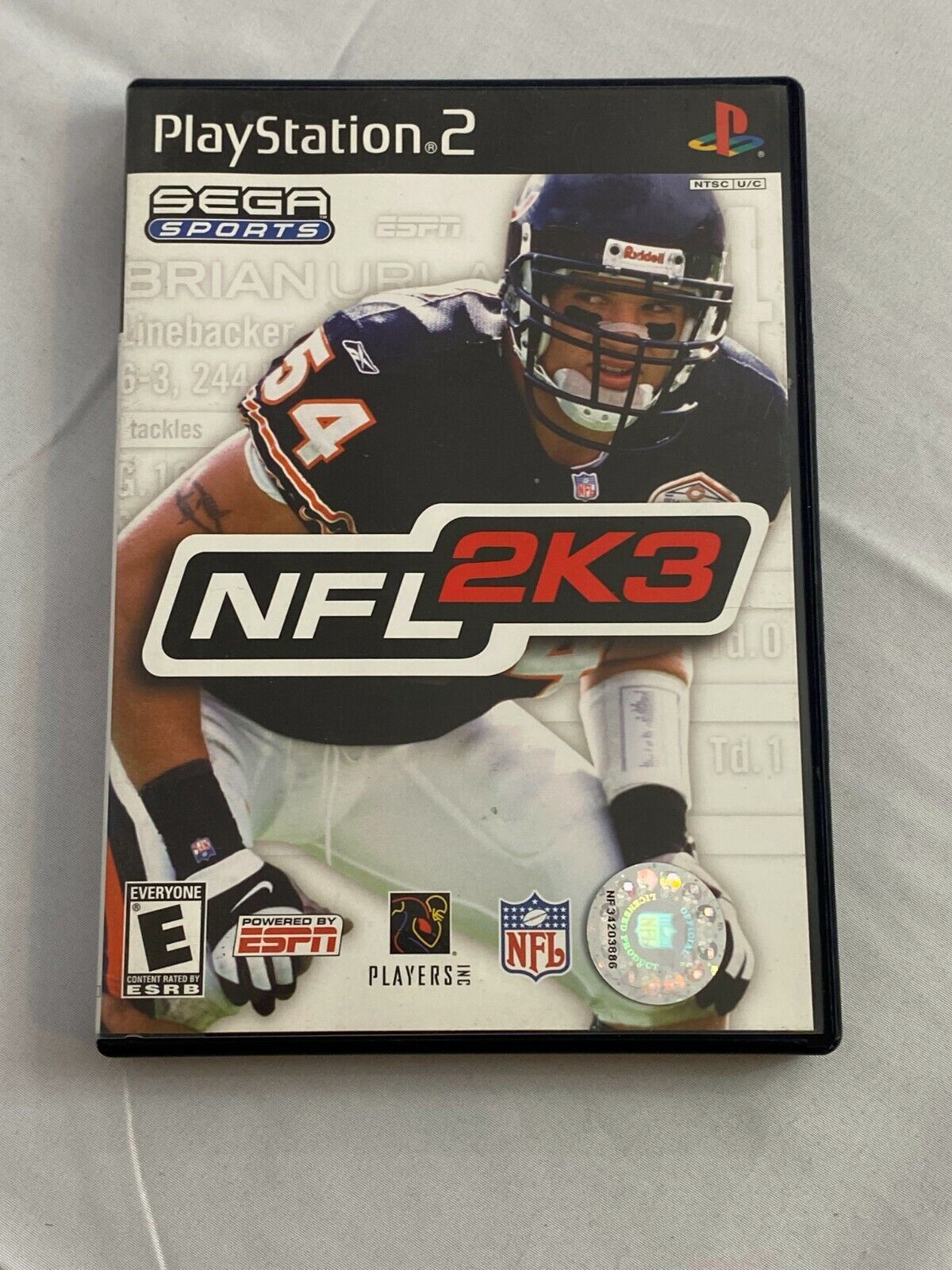 PS2 NFL 2K3 (Sony PlayStation 2) Video Game Disc