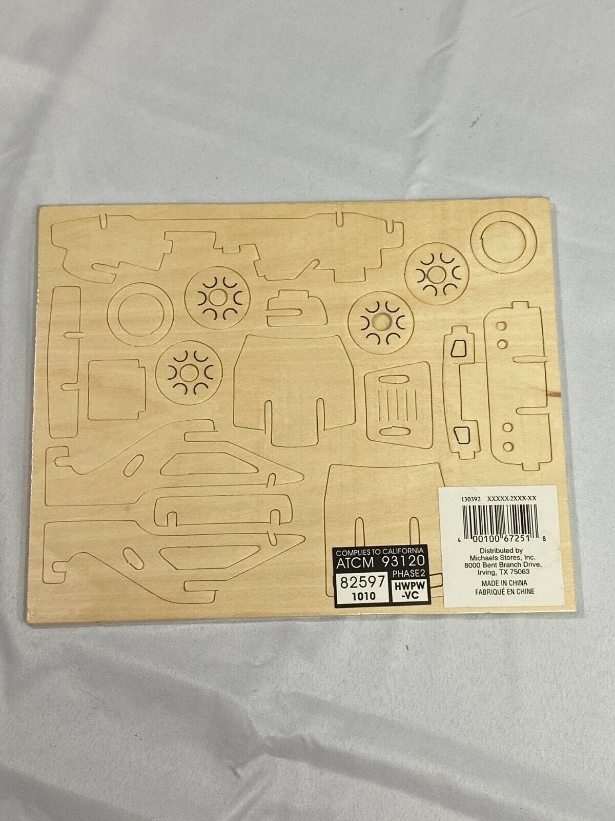 Creatology Car F-20 Wooden Puzzle 2 Sheets