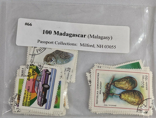 Huge Lot Vintage Madagascar (Malagasy) Postage Stamps Collectibles