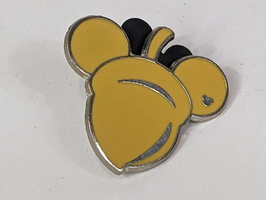 Disney Hidden Mickey Pin Trading 2010 5 of 5 Mickey Mouse Yellow Acorn Icon