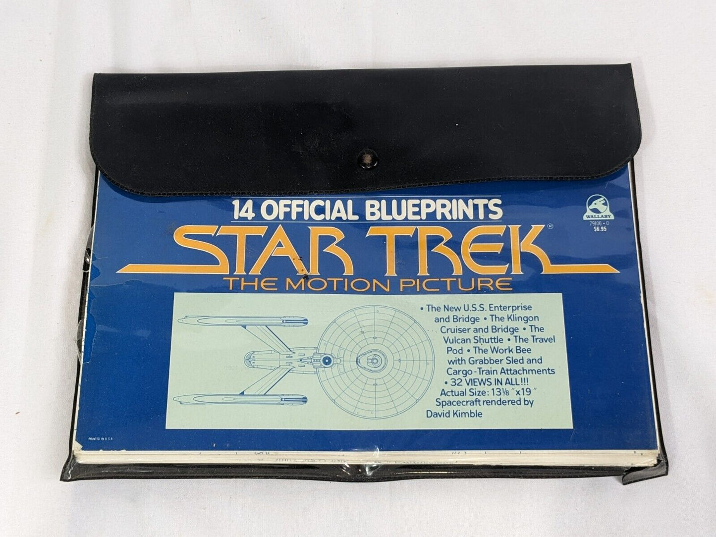 Star Trek Motion Picture 14 Official Blueprints USS Enterprise Klingon Cruiser