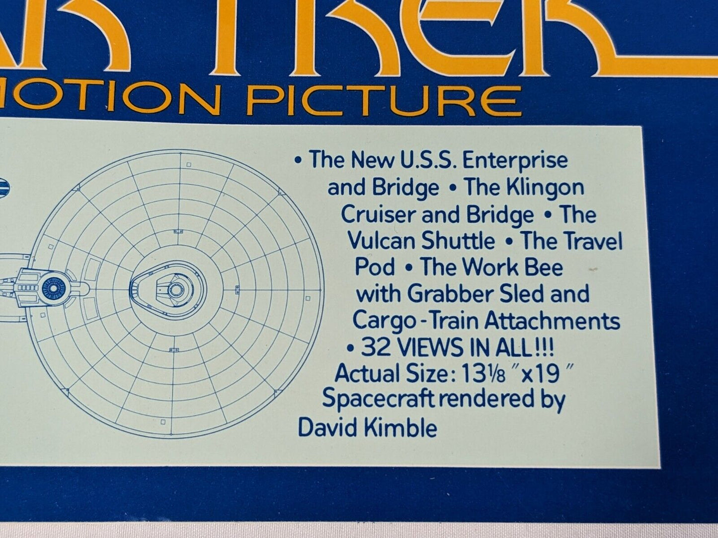 Star Trek Motion Picture 14 Official Blueprints USS Enterprise Klingon Cruiser