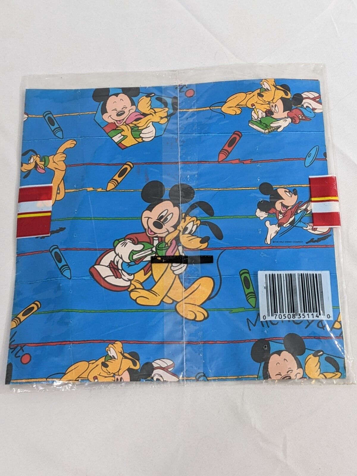 Cleo Disney Character Gift Wrap Mickey Mouse & Pluto Coated Heavyweight Paper