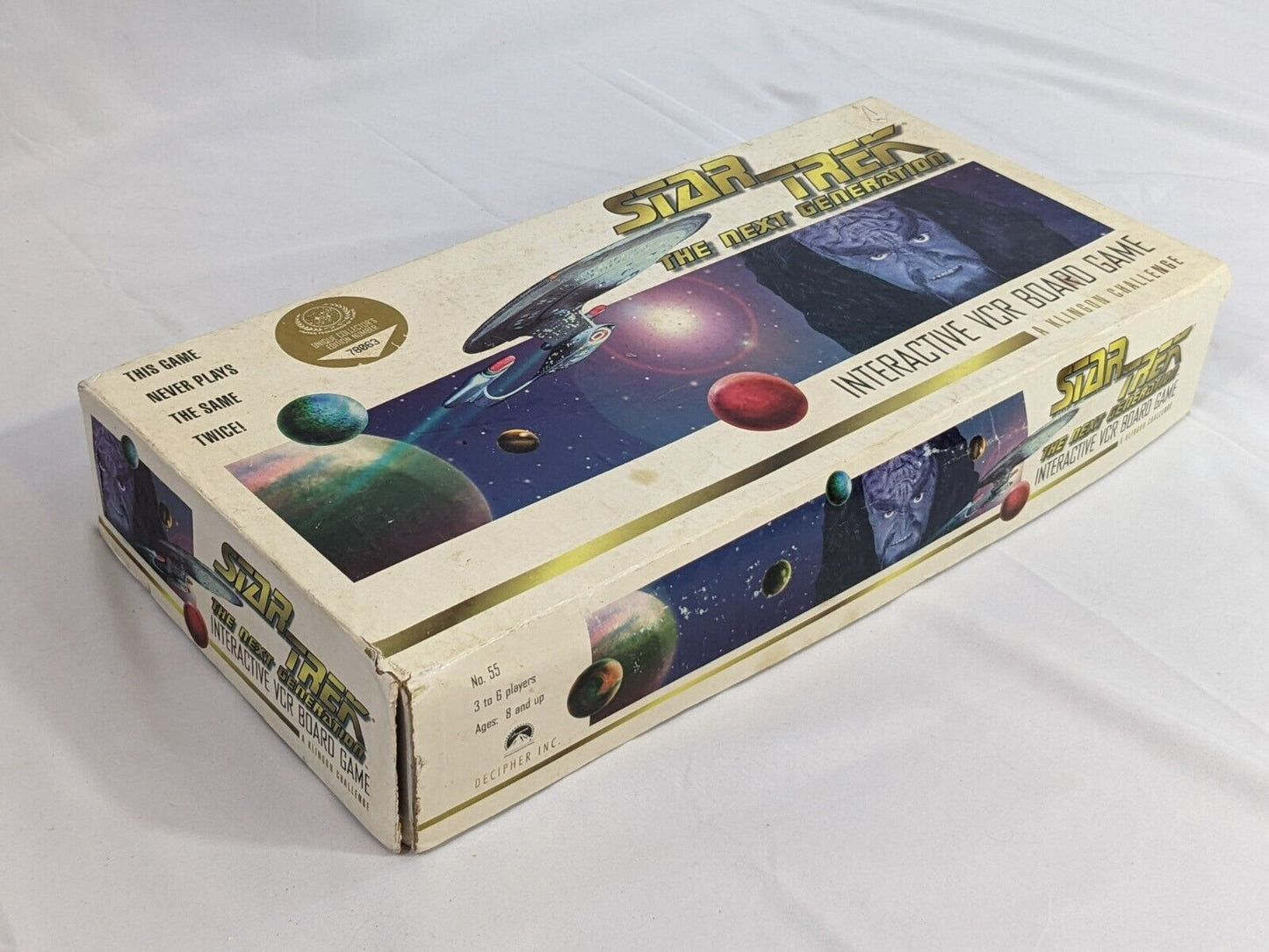 Star Trek The Next Generation Interactive VCR Board Game A Klingon Challenge