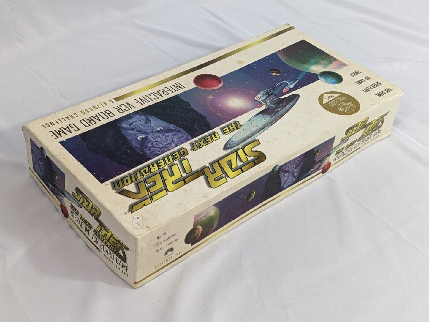 Star Trek The Next Generation Interactive VCR Board Game A Klingon Challenge