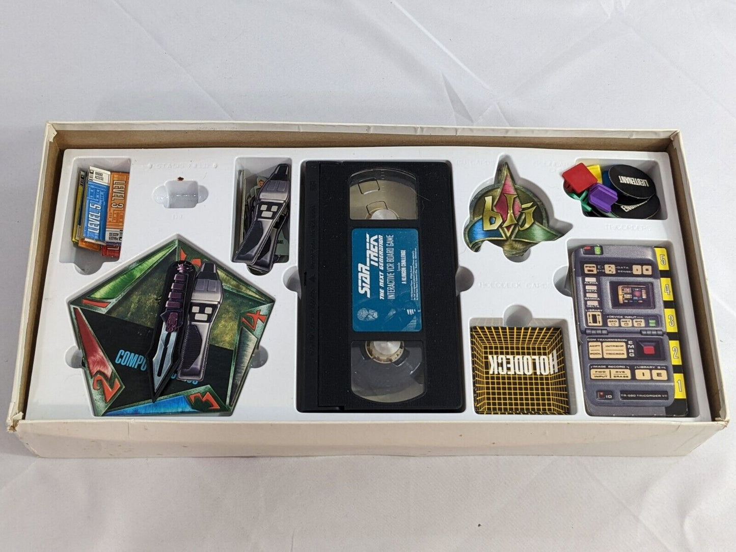 Star Trek The Next Generation Interactive VCR Board Game A Klingon Challenge