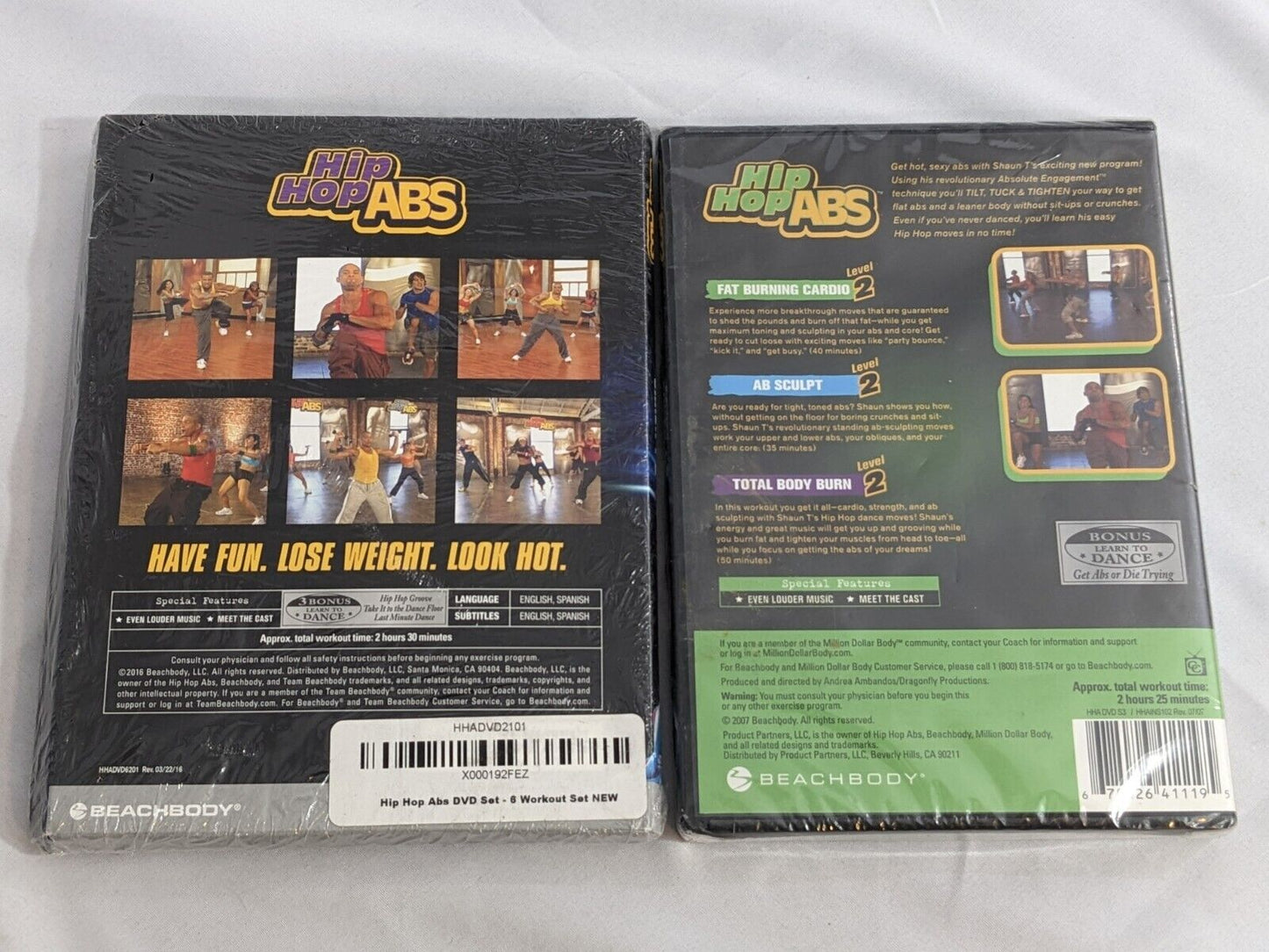 BeachBody Hip Hop Abs DVD Workout Set The Ultimate Ab-Sculpting System