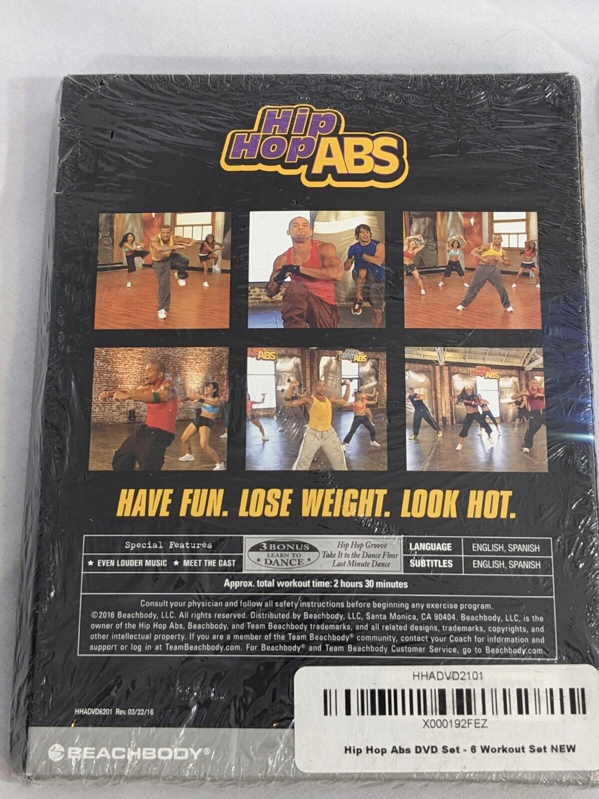 BeachBody Hip Hop Abs DVD Workout Set The Ultimate Ab-Sculpting System