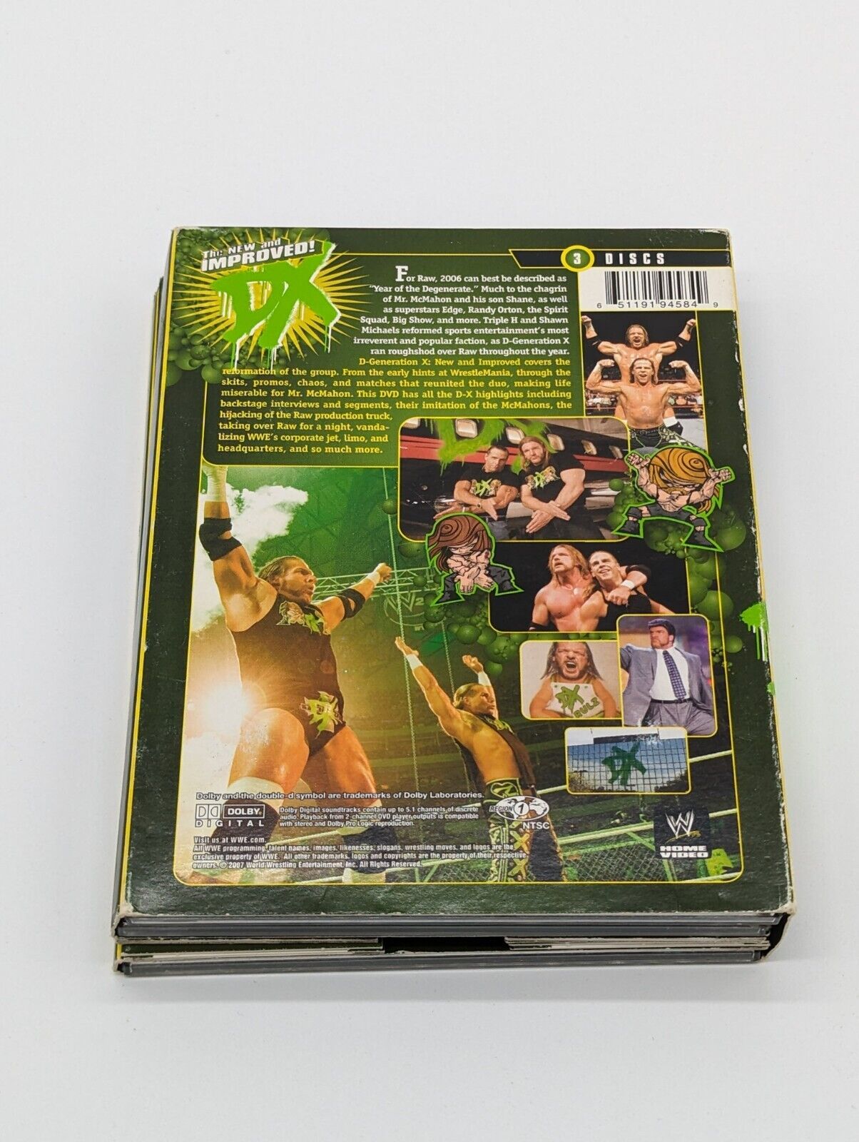 WWE - The New and Improved DX DVD 3-Disc Set Shawn Michaels & HHH