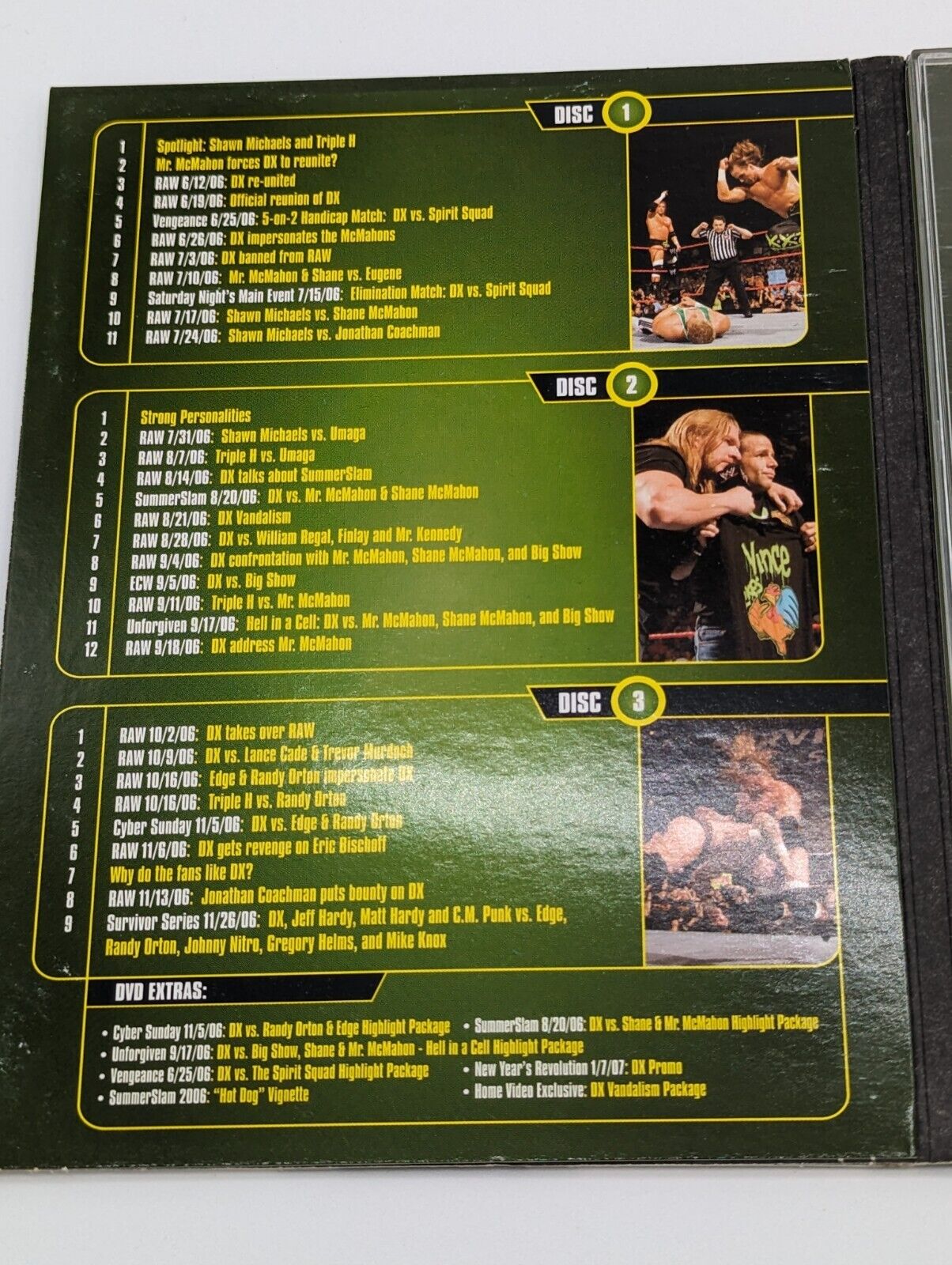 WWE - The New and Improved DX DVD 3-Disc Set Shawn Michaels & HHH