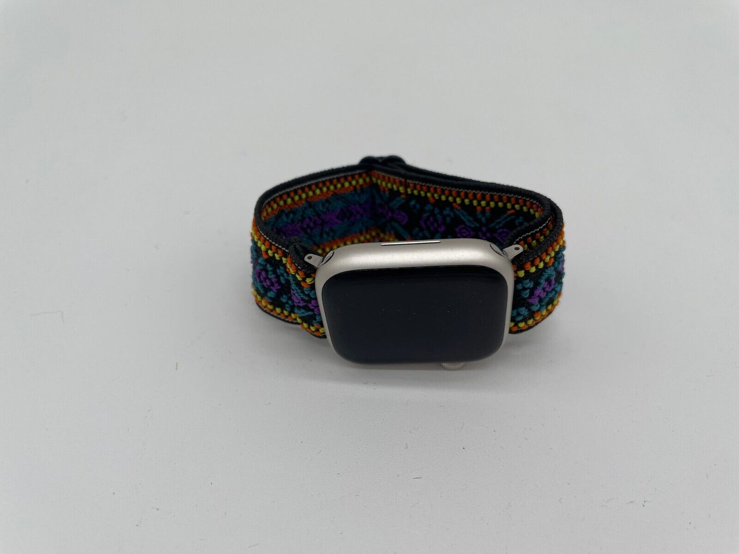 Apple Watch Series 7 Watch Bohemian Stretch Nylon Band