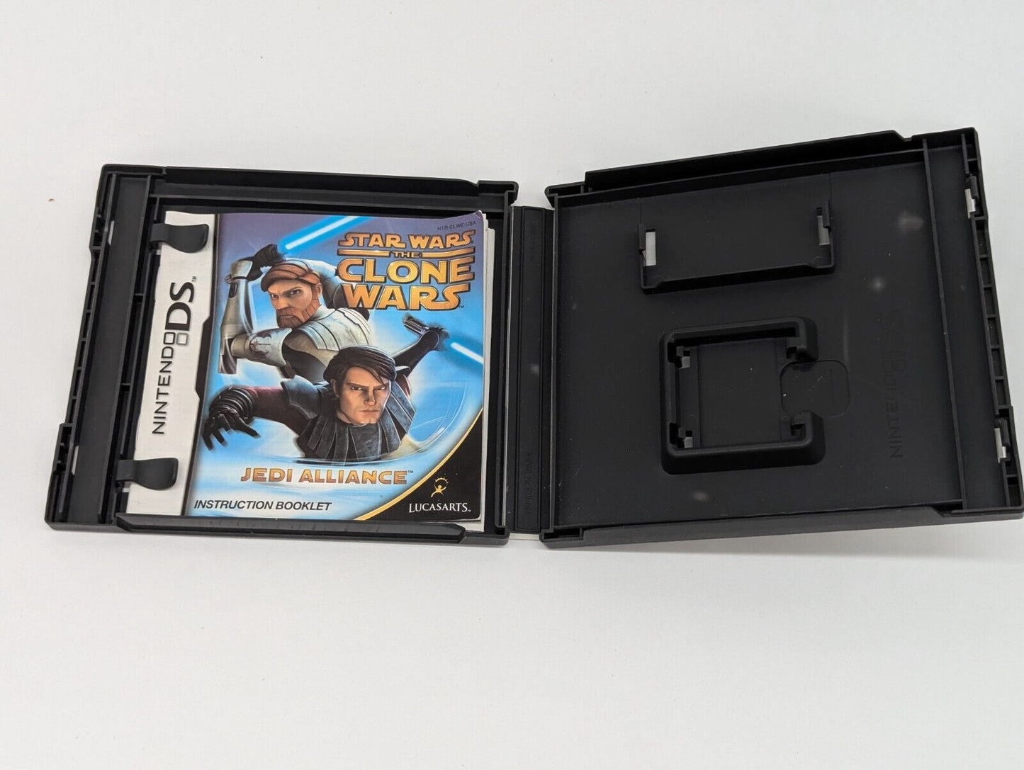 Nintendo DS Star Wars The Clone Wars Jedi Alliance Video Game Case w/ Booklet