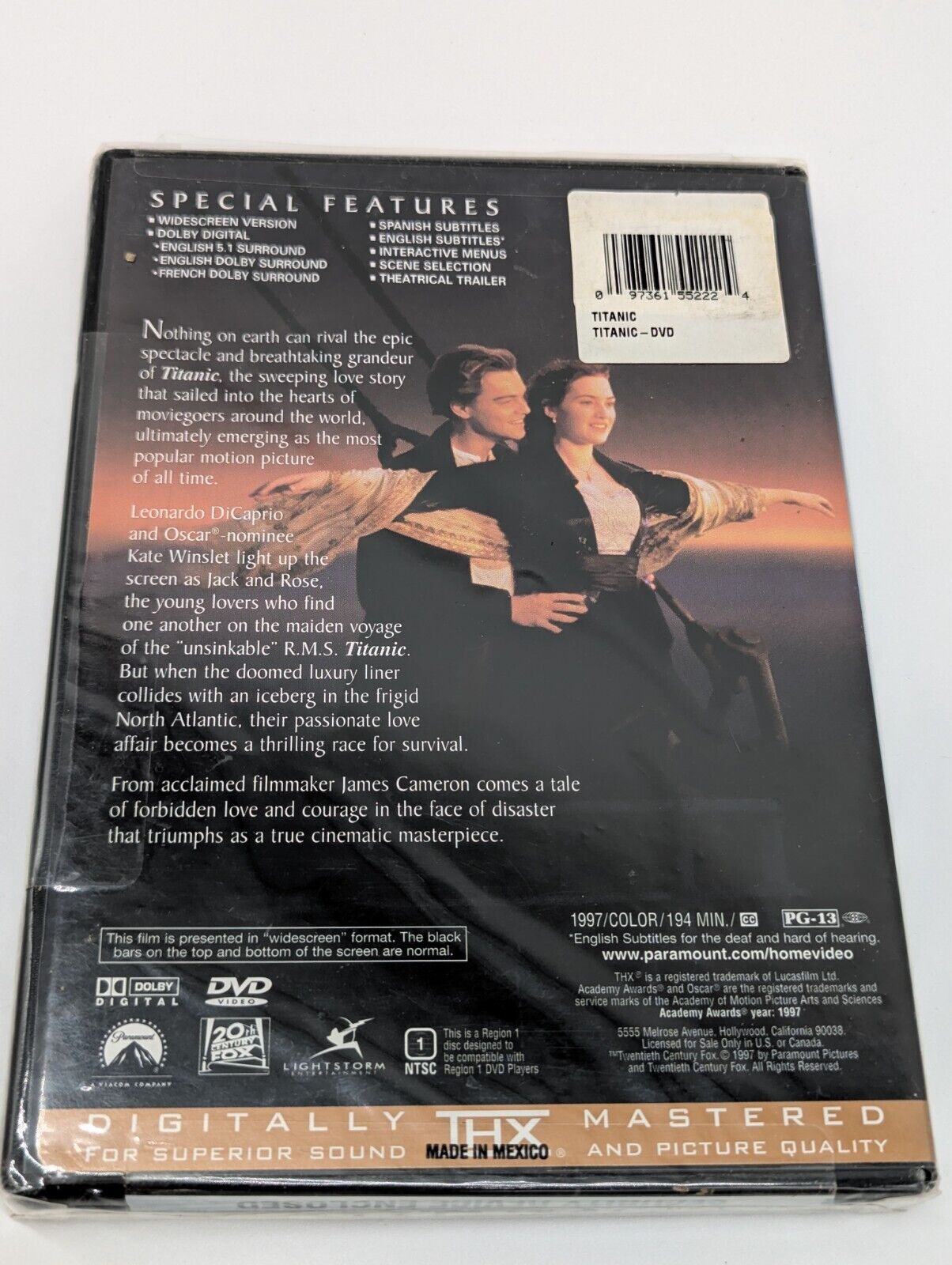 Titanic Digitally Mastered Widescreen Collection DVD Movie Film Sealed