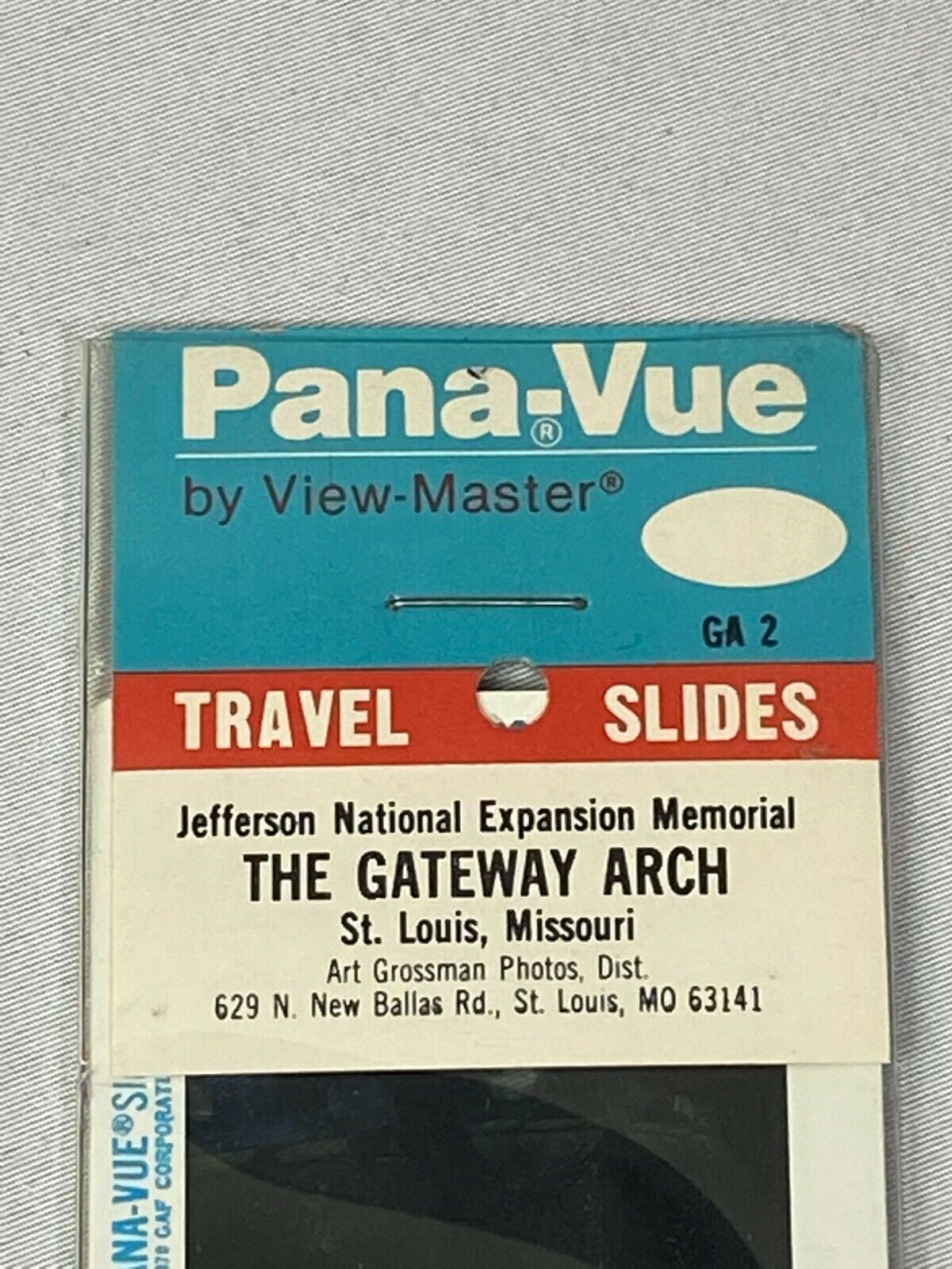 Pana-Vue by View-Master Travel Slides Jefferson National Expansion Memorial