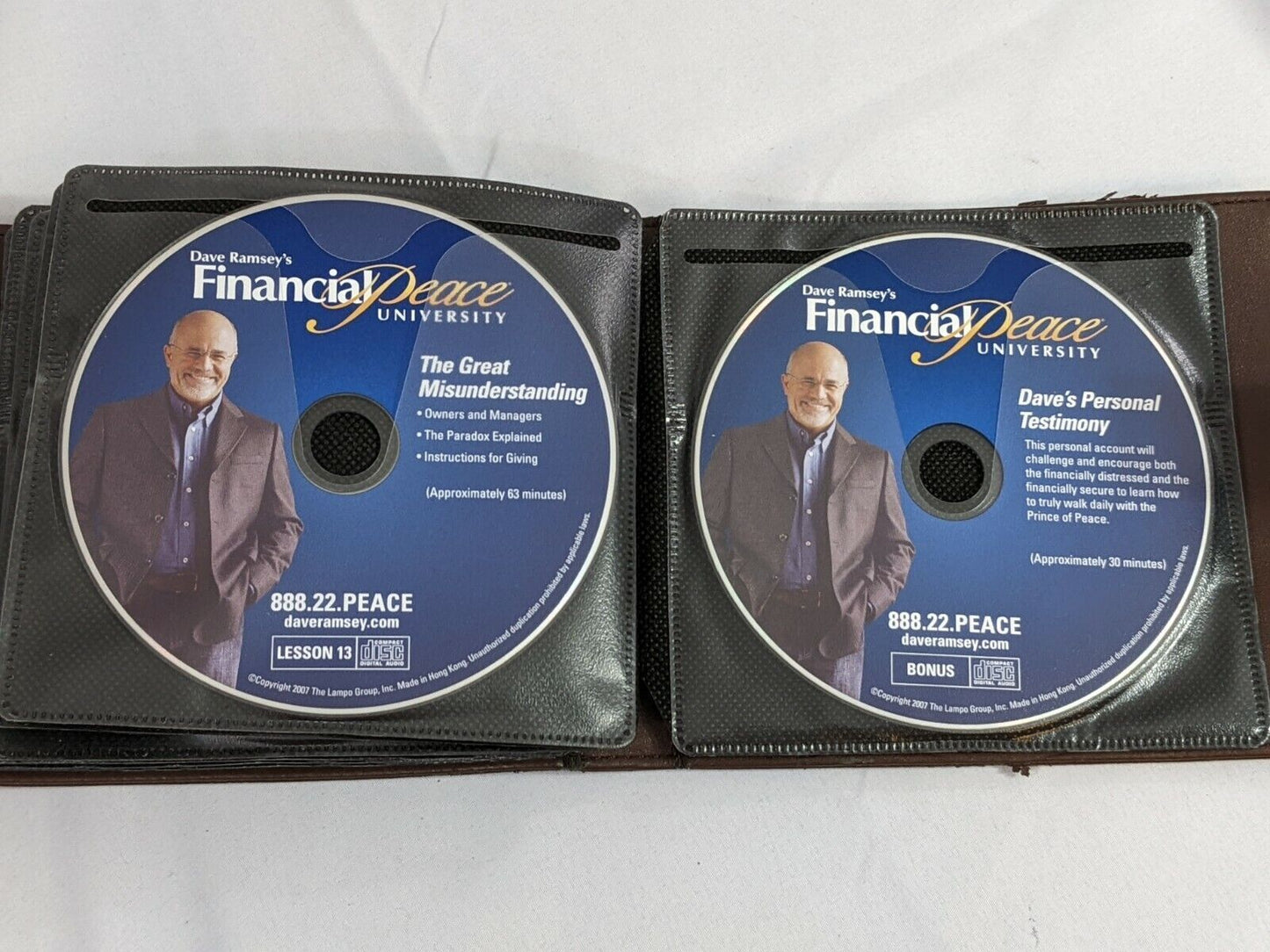 Dave Ramsey's Financial Peace University Audio Library Disc CD Collection Set