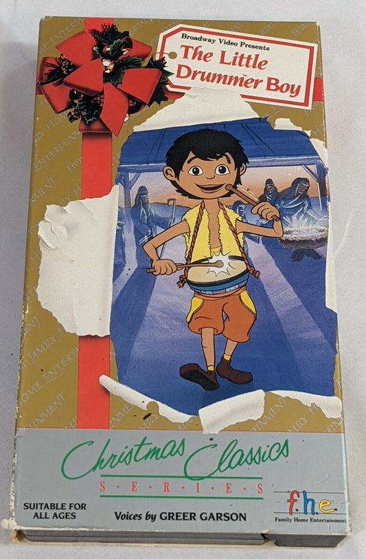 The Little Drummer Boy Christmas Classics Series Vintage VHS Tape Collectible