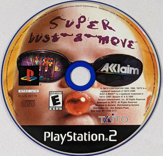 Playstaion 2 PS2 Super Bust-A-Move by Taito NTSC Video Game CD Only!