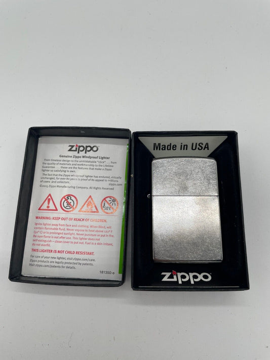 Zippo 207 Regular Street Chrome Genuine Windproof Lighter with Box