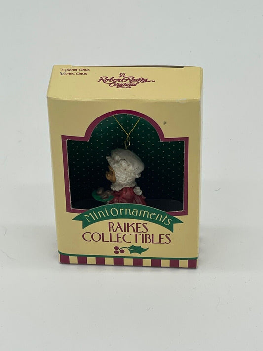 Robert Raikes Original Mini Ornaments Mrs. Claus Holiday Decoration