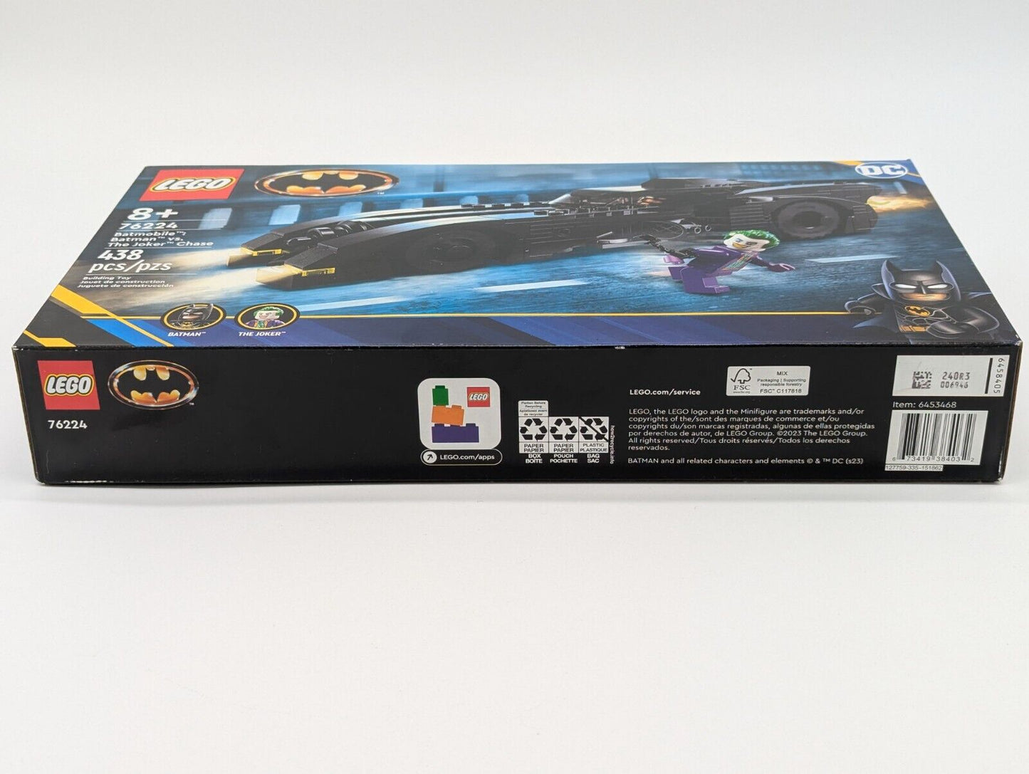 LEGO 76224 Super Heroes Batmobile: Batman Vs. the Joker Chase SEALED