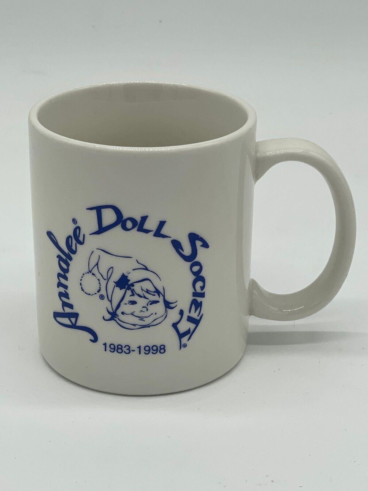 Annalee Doll Society 1983-1998 Collectible Ceramic Coffee Mug Vintage