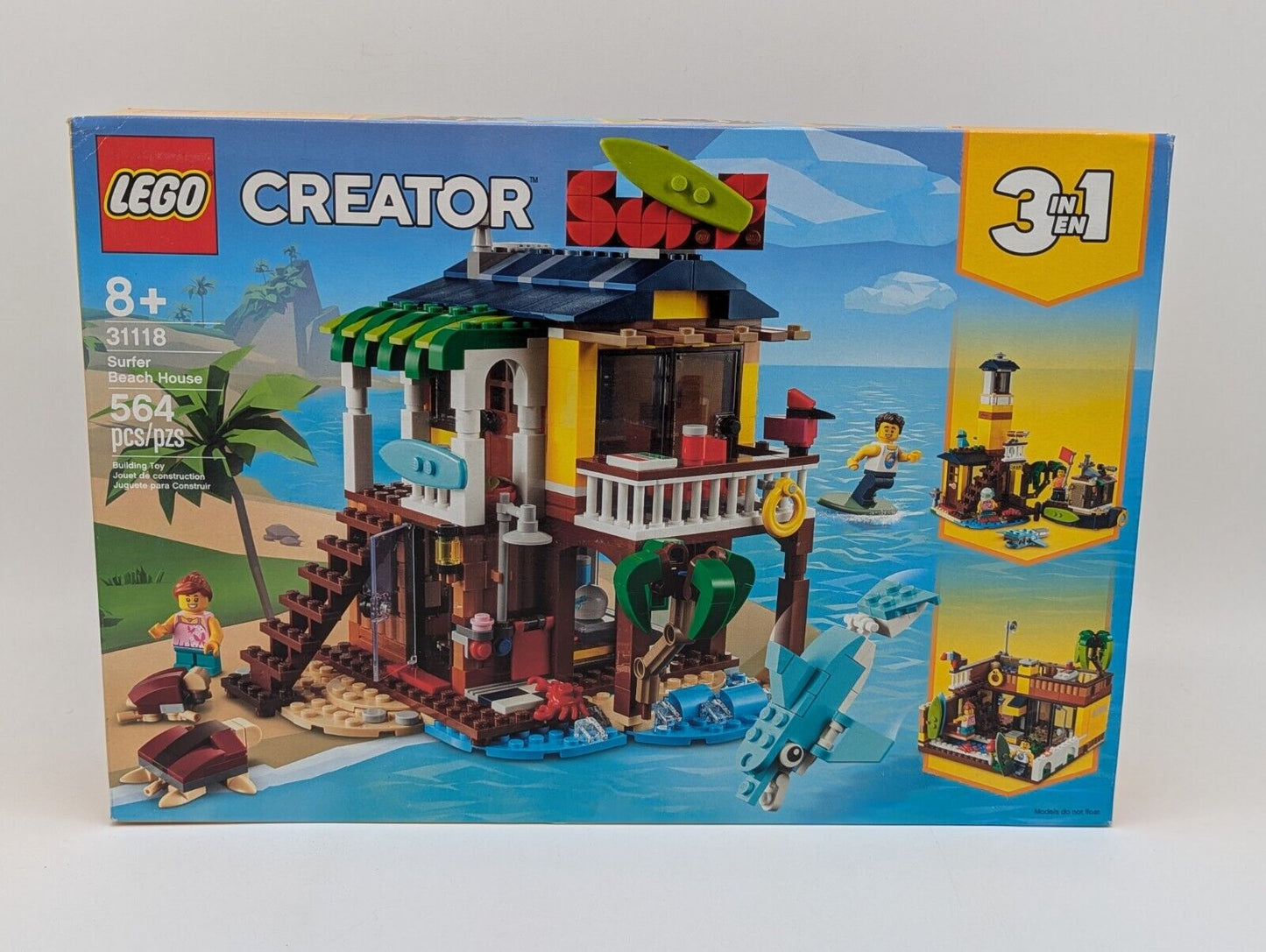 LEGO 31118 Creator Surfer Beach House Building Blocks Ages 8+ SEALED