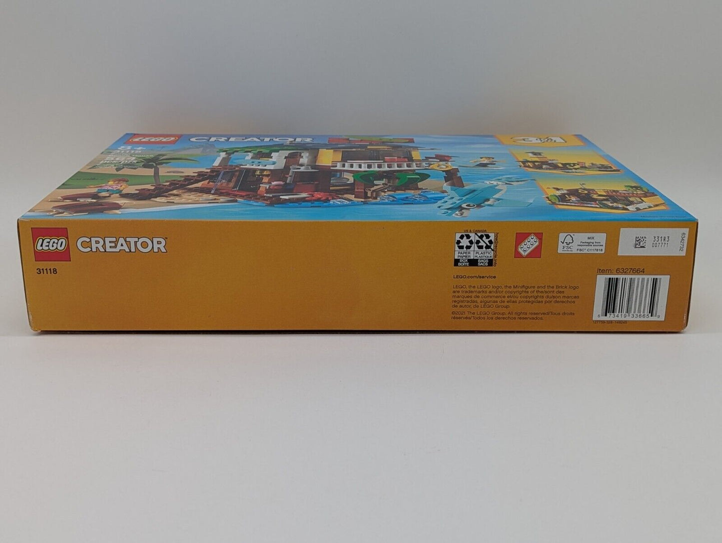 LEGO 31118 Creator Surfer Beach House Building Blocks Ages 8+ SEALED