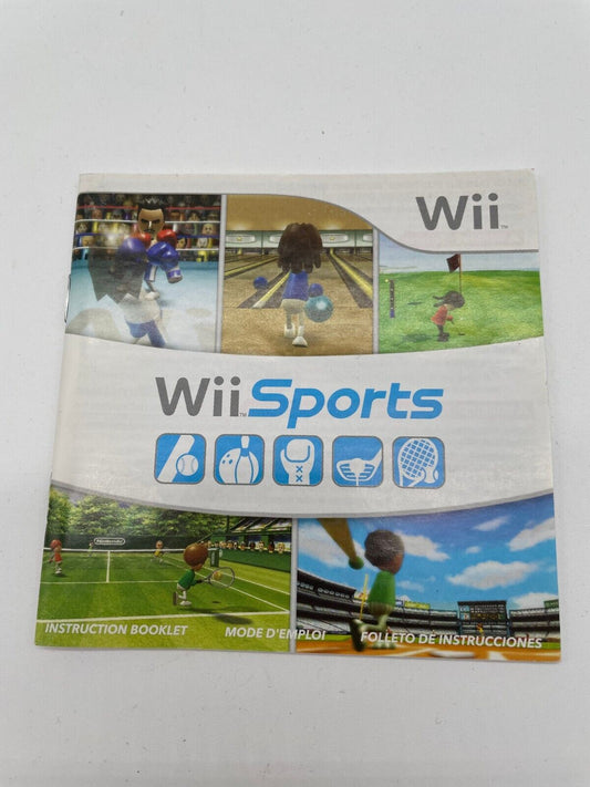 Wii Sports - Nintendo Wii Authentic Instruction Booklet Only