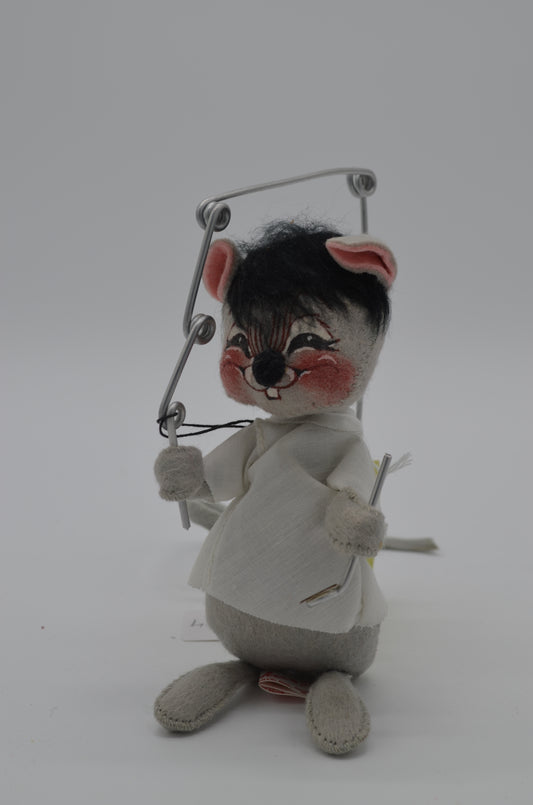 7" Dentist Mouse 226584 Annalee
