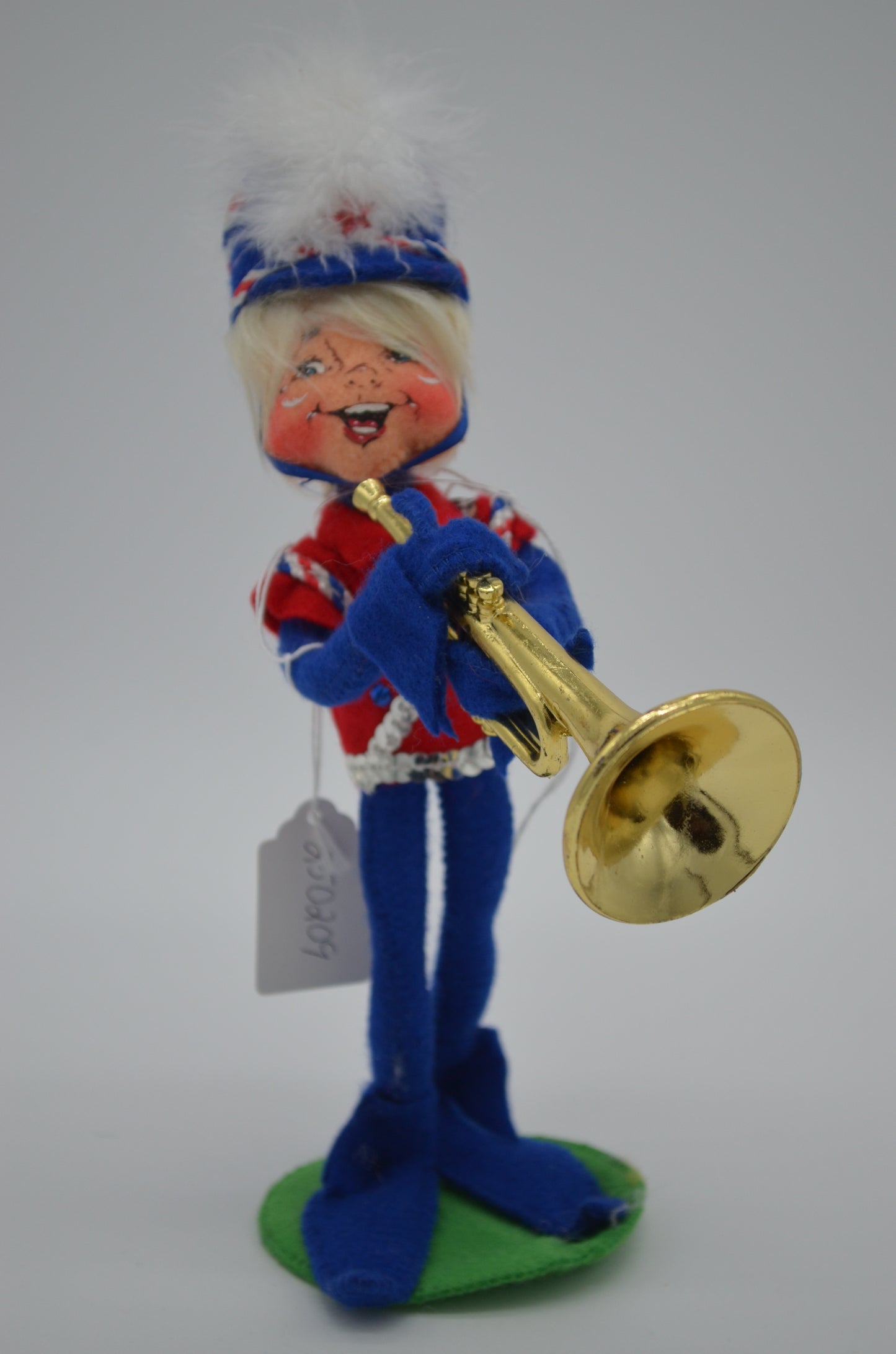 9" Blue Marching Band Elf a 250209 Annalee