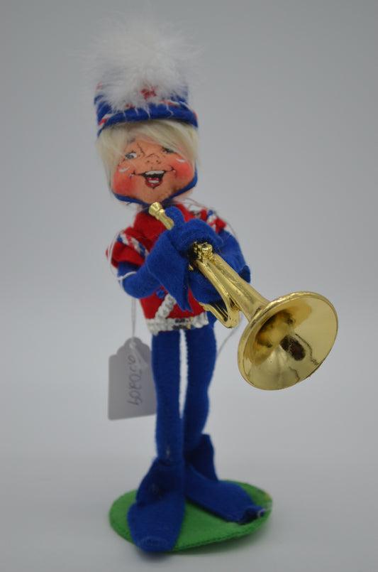 9" Blue Marching Band Elf a 250209 Annalee