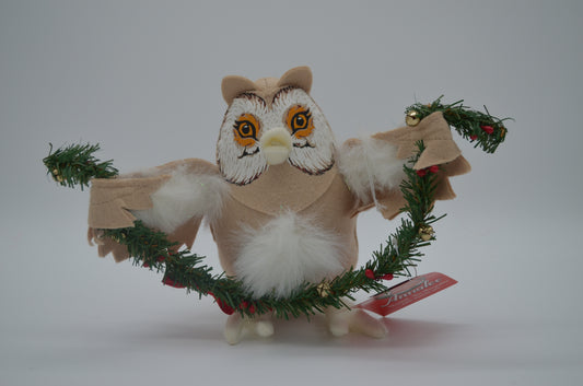 8" Berry Wise Owl a 947208 Annalee