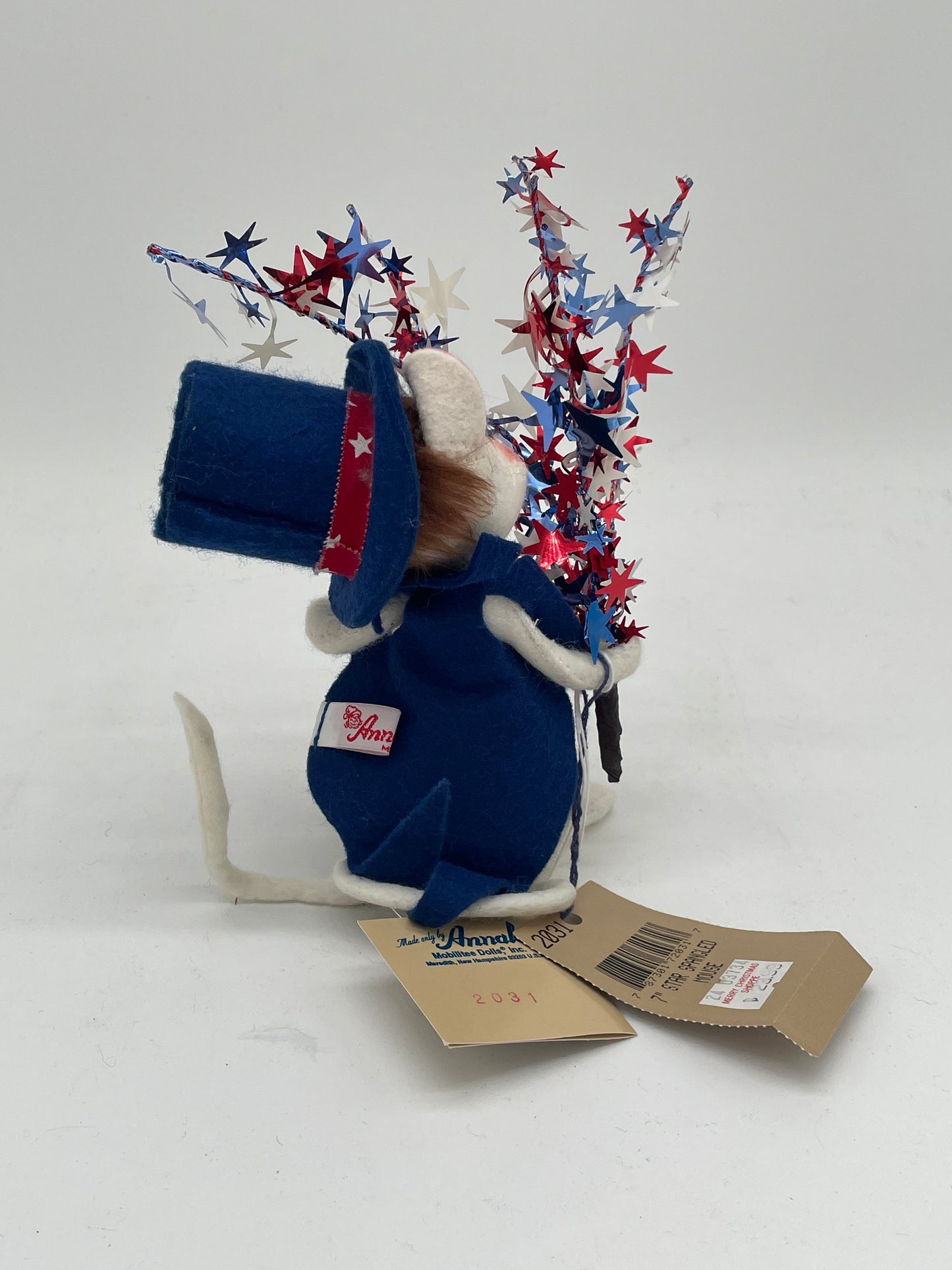 7" Star Spangled Mouse 203197 Annalee